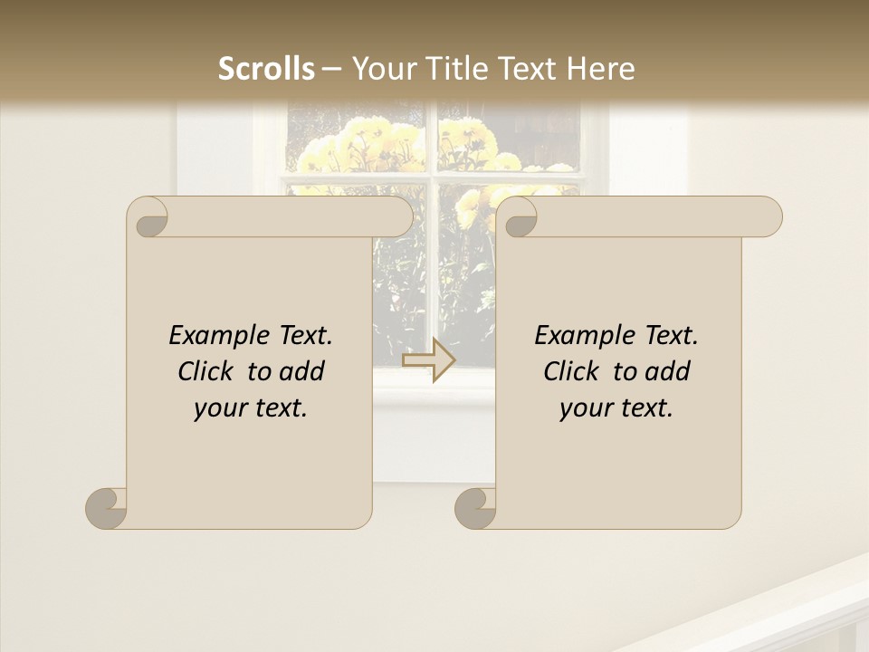 Styles Window Room PowerPoint Template