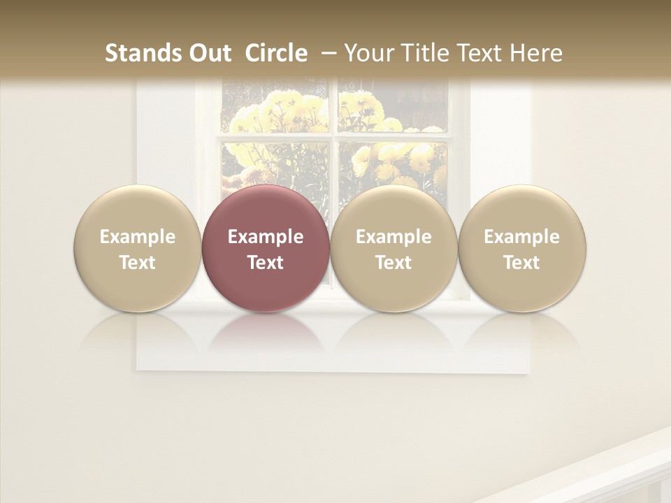 Styles Window Room PowerPoint Template