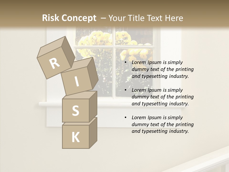 Styles Window Room PowerPoint Template