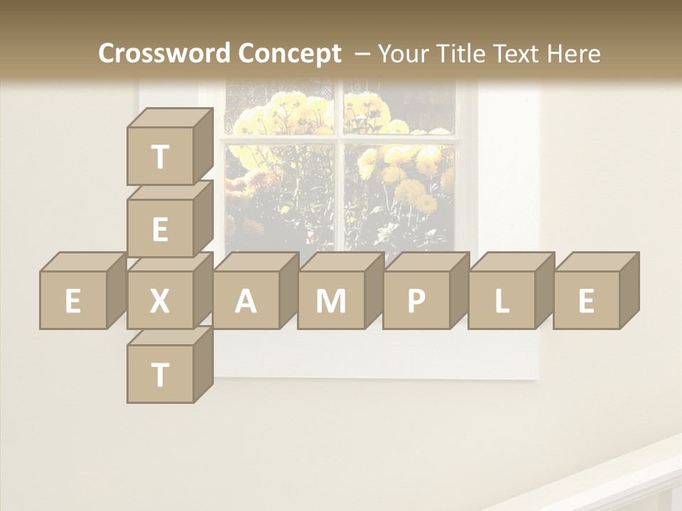 Styles Window Room PowerPoint Template