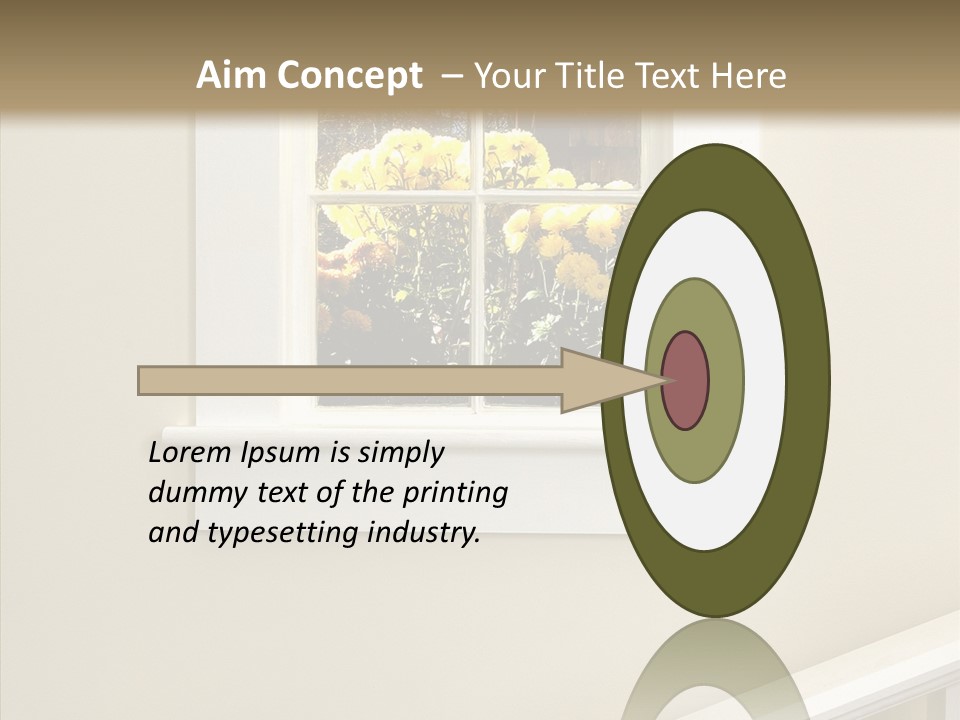 Styles Window Room PowerPoint Template