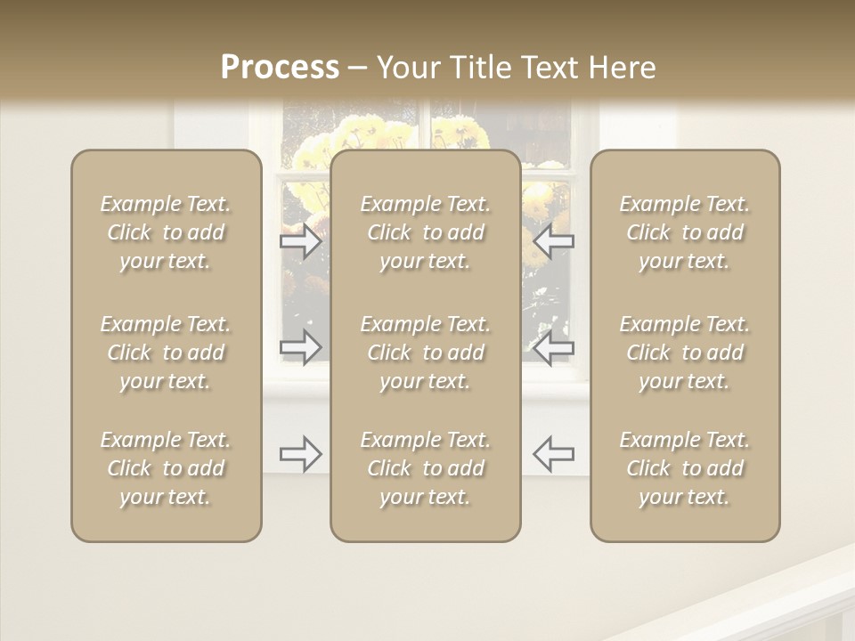 Styles Window Room PowerPoint Template