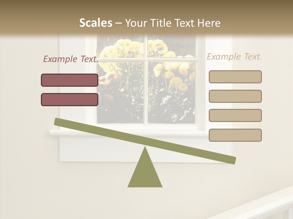 Styles Window Room PowerPoint Template