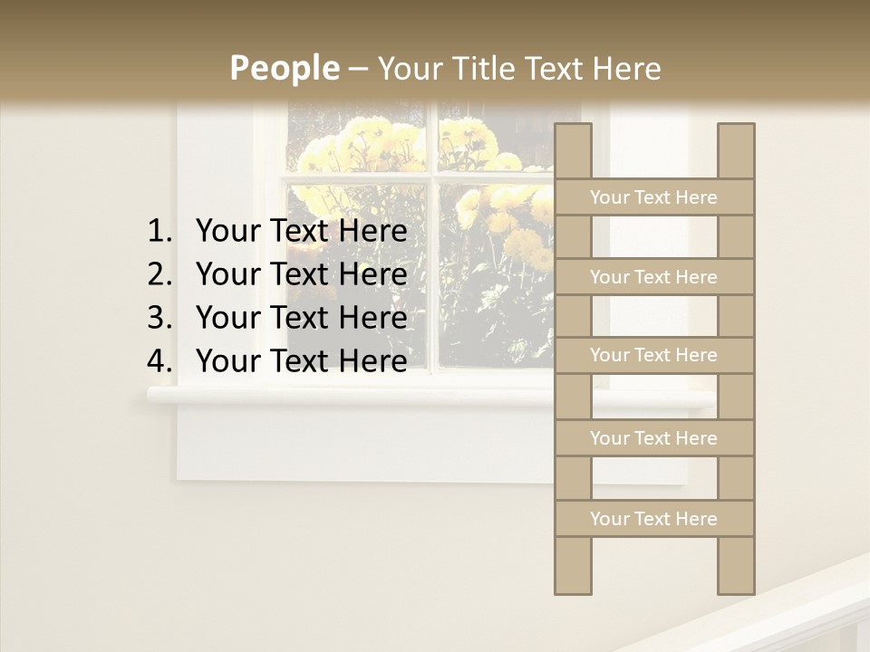 Styles Window Room PowerPoint Template