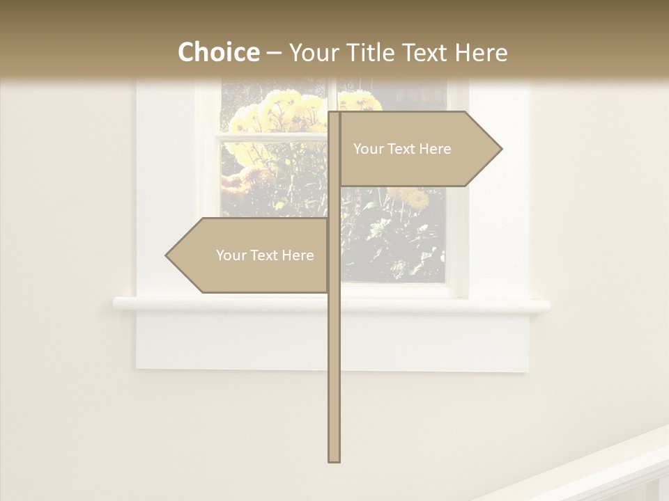 Styles Window Room PowerPoint Template
