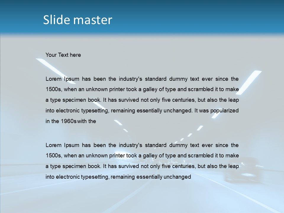 Design Technology Street PowerPoint Template