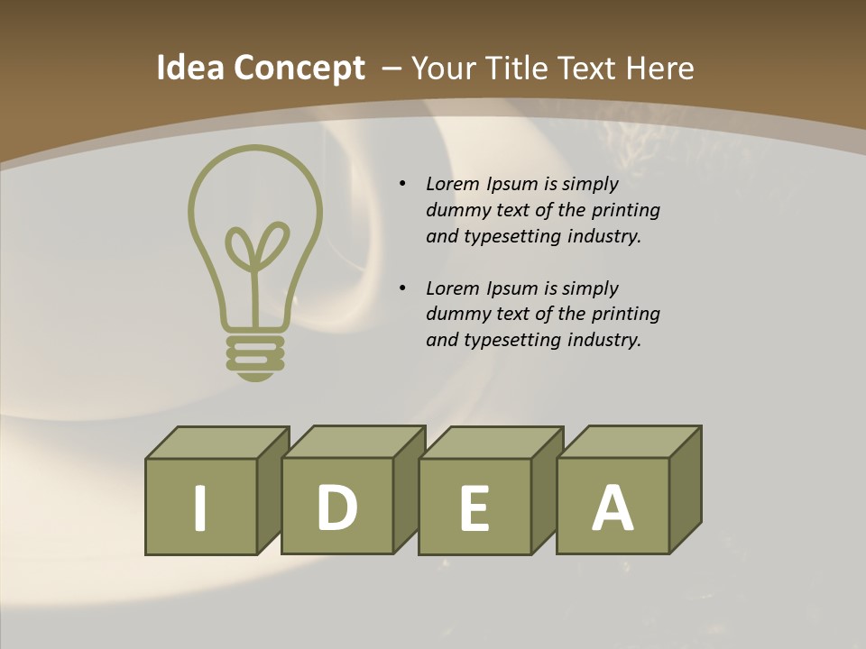 Raw Meal Close Up PowerPoint Template