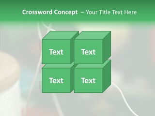 Tangle Darn Work PowerPoint Template