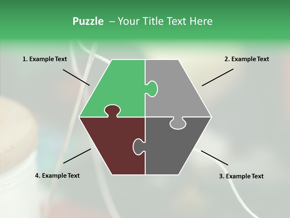 Tangle Darn Work PowerPoint Template