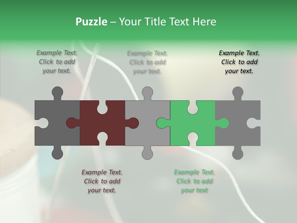 Tangle Darn Work PowerPoint Template