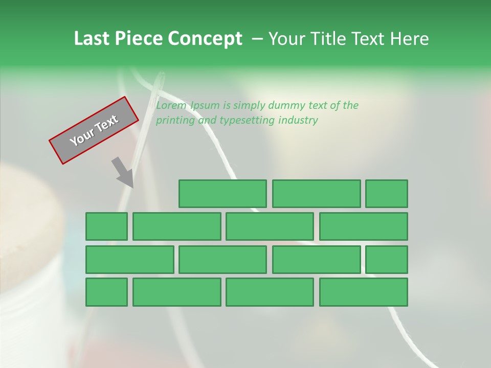 Tangle Darn Work PowerPoint Template