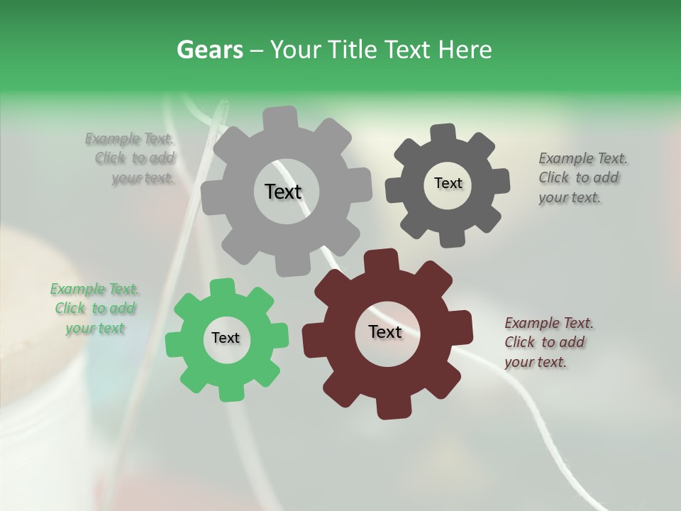 Tangle Darn Work PowerPoint Template