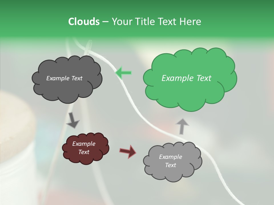 Tangle Darn Work PowerPoint Template
