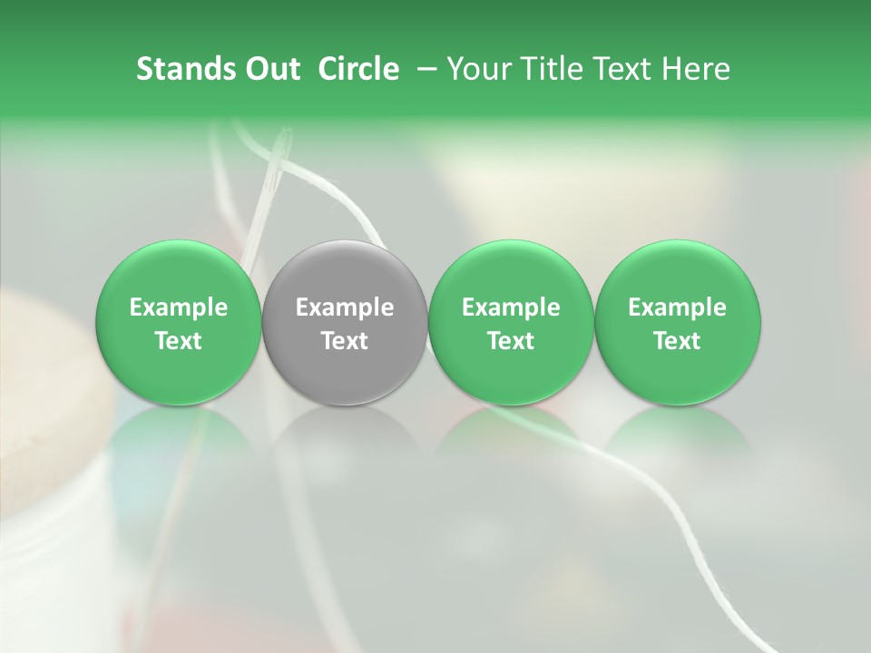 Tangle Darn Work PowerPoint Template