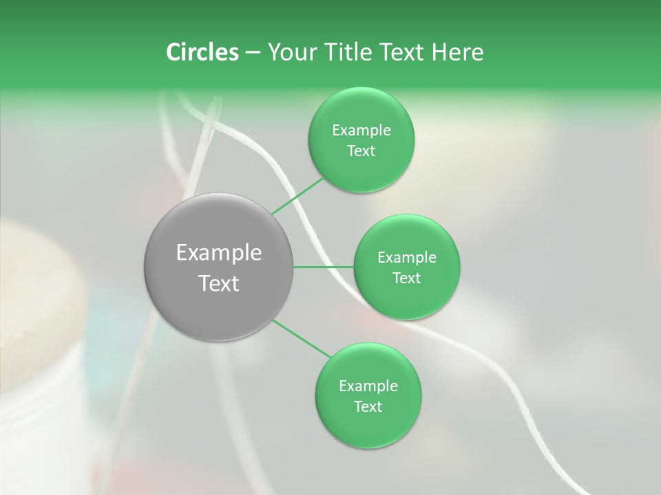 Tangle Darn Work PowerPoint Template