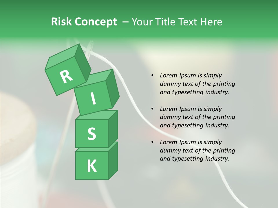 Tangle Darn Work PowerPoint Template