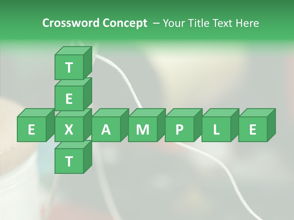 Tangle Darn Work PowerPoint Template