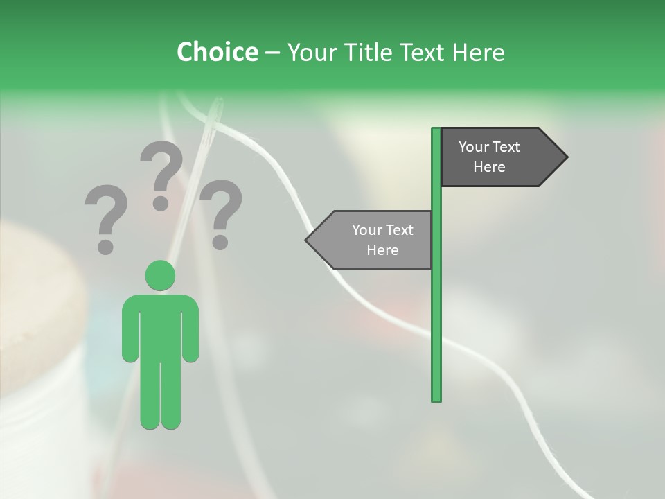 Tangle Darn Work PowerPoint Template