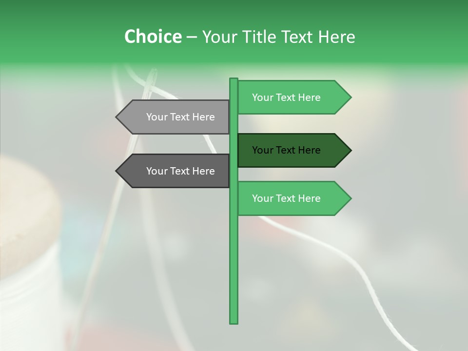 Tangle Darn Work PowerPoint Template