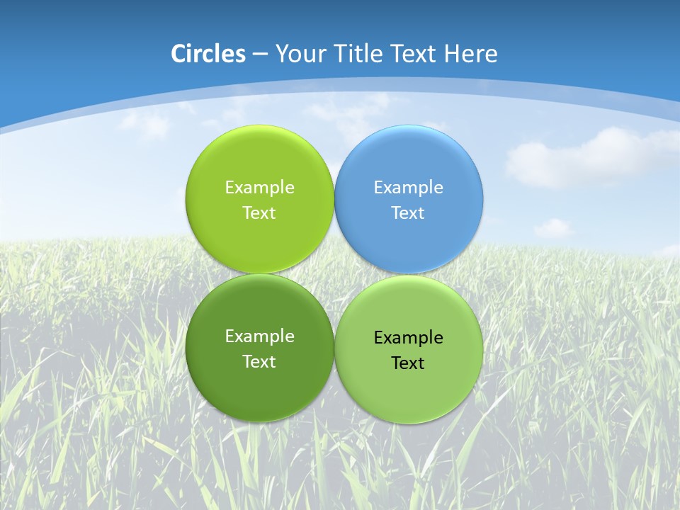 Blue White Wind PowerPoint Template