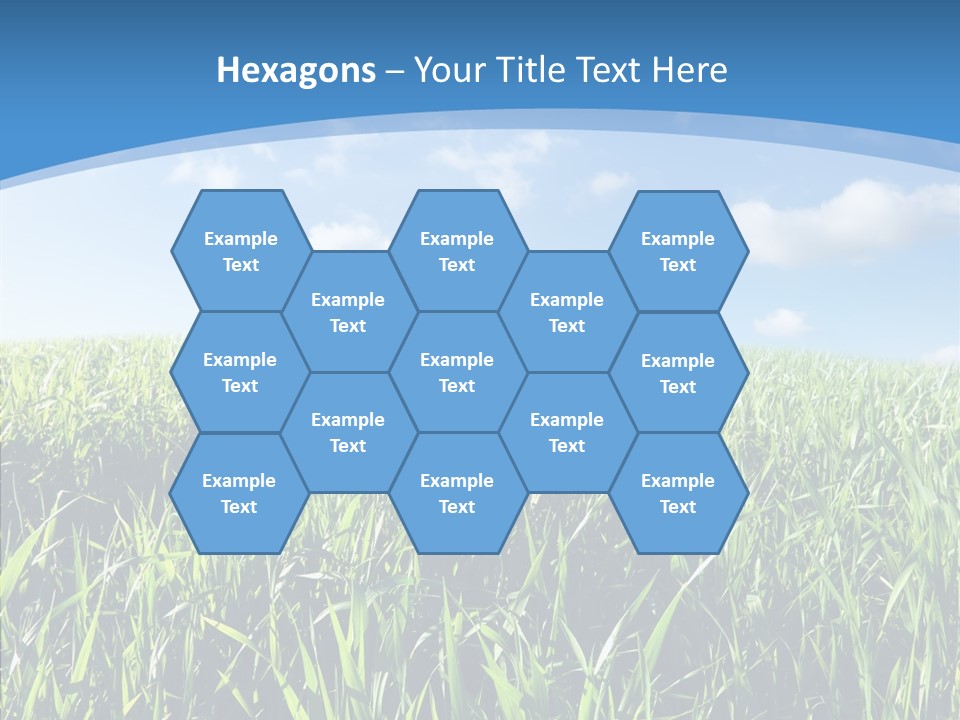 Blue White Wind PowerPoint Template