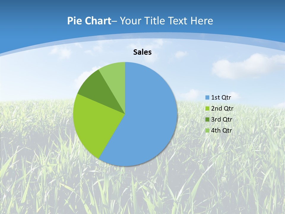 Blue White Wind PowerPoint Template