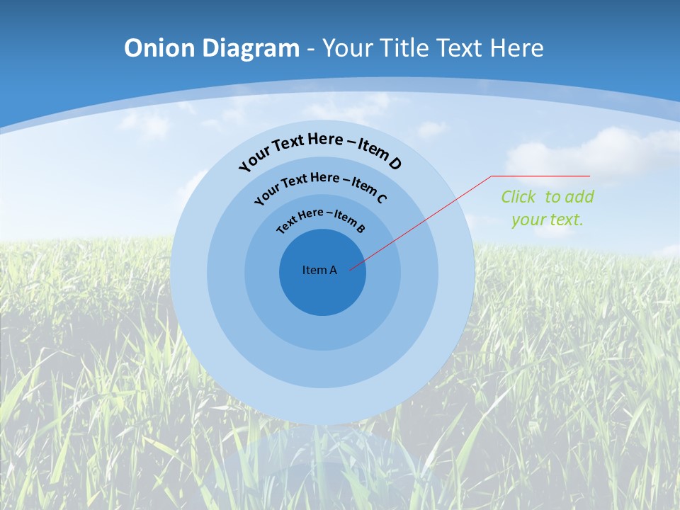 Blue White Wind PowerPoint Template