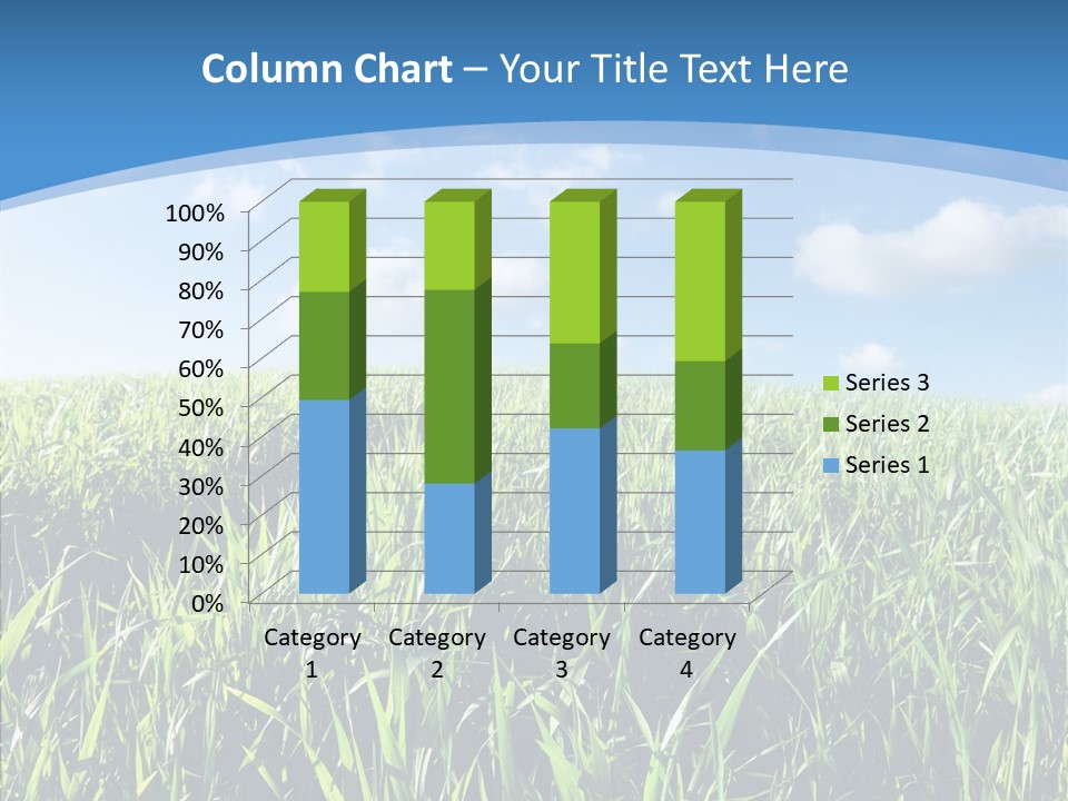 Blue White Wind PowerPoint Template
