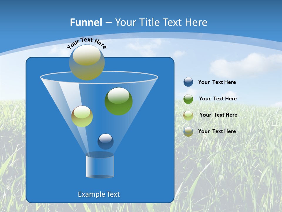 Blue White Wind PowerPoint Template