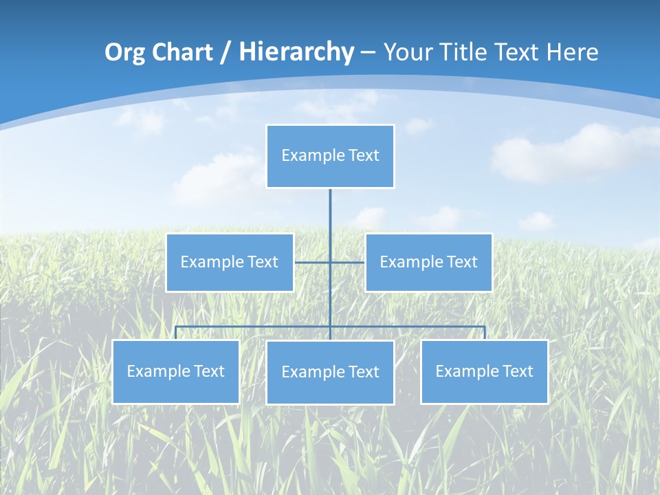 Blue White Wind PowerPoint Template