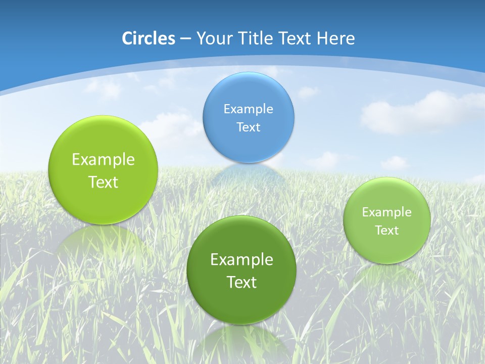 Blue White Wind PowerPoint Template