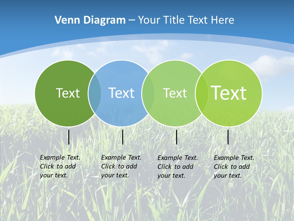 Blue White Wind PowerPoint Template