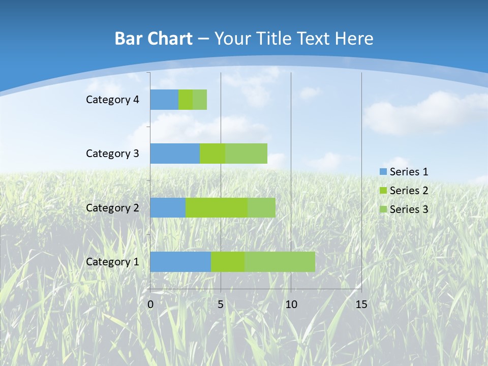 Blue White Wind PowerPoint Template