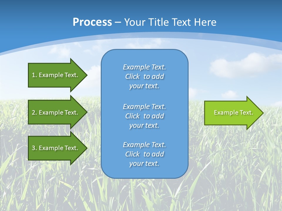 Blue White Wind PowerPoint Template