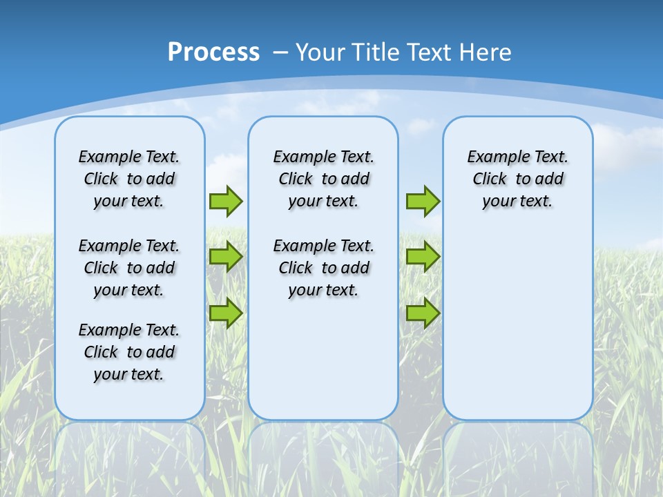 Blue White Wind PowerPoint Template