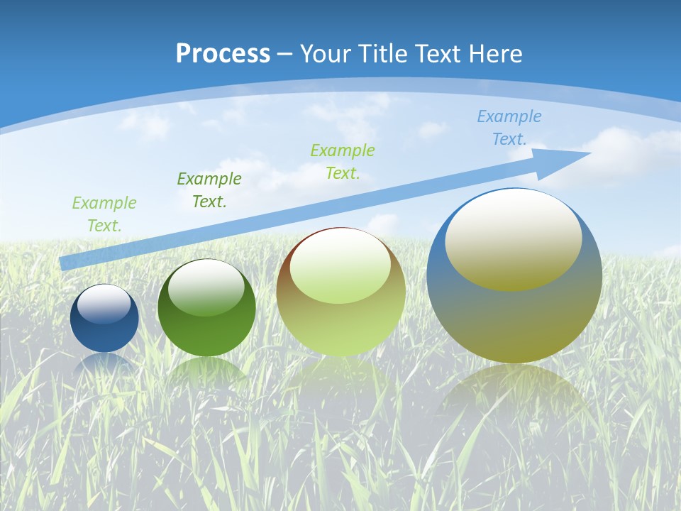 Blue White Wind PowerPoint Template