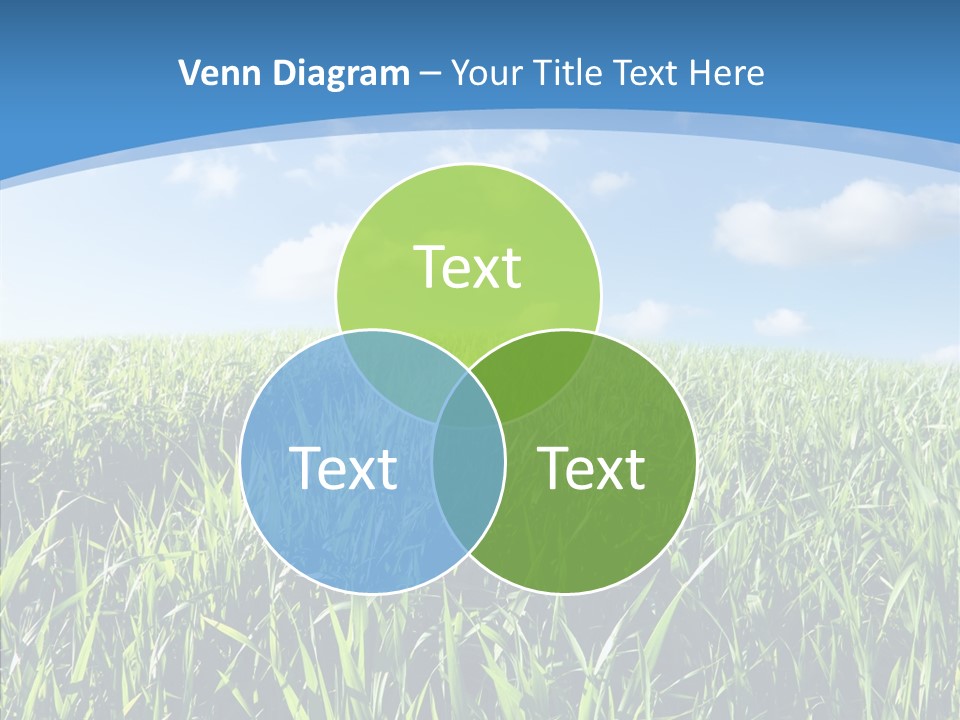 Blue White Wind PowerPoint Template