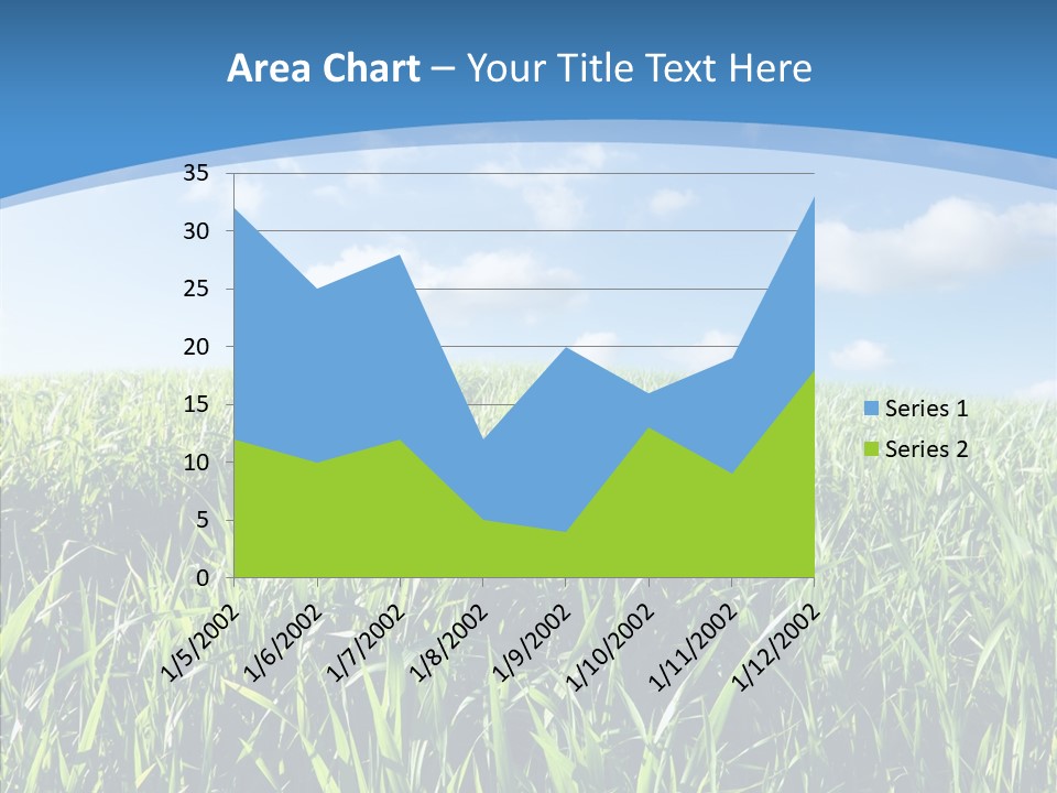Blue White Wind PowerPoint Template