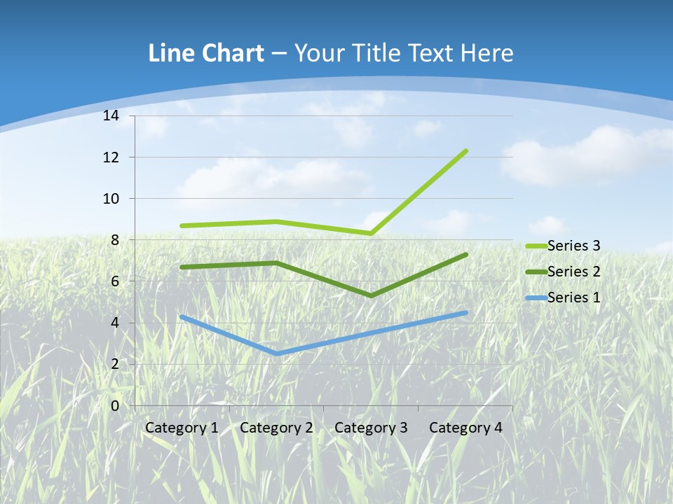 Blue White Wind PowerPoint Template