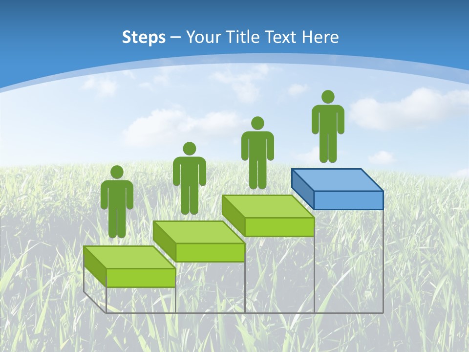 Blue White Wind PowerPoint Template