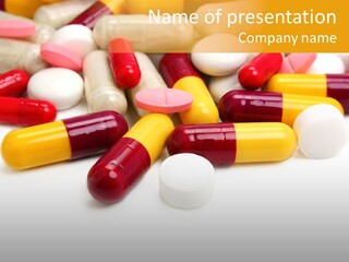 Prescriptions Prescription Capsules PowerPoint Template