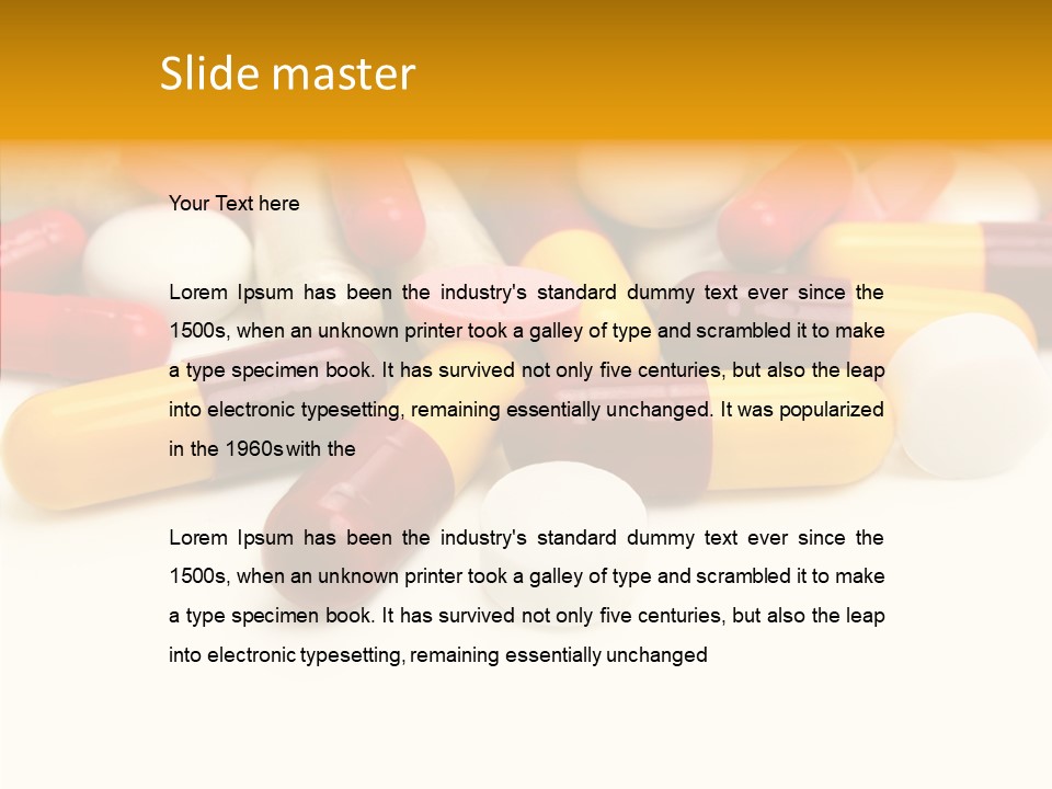 Prescriptions Prescription Capsules PowerPoint Template