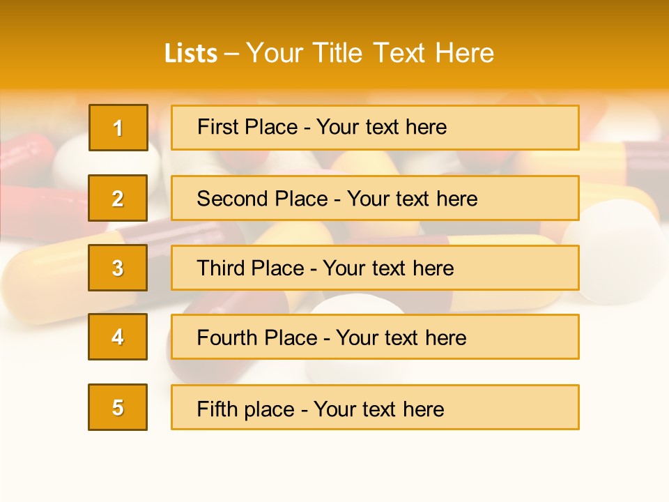 Prescriptions Prescription Capsules PowerPoint Template
