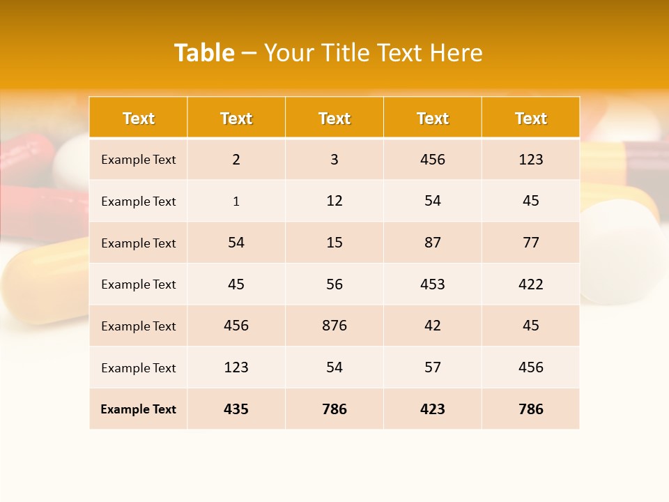 Prescriptions Prescription Capsules PowerPoint Template