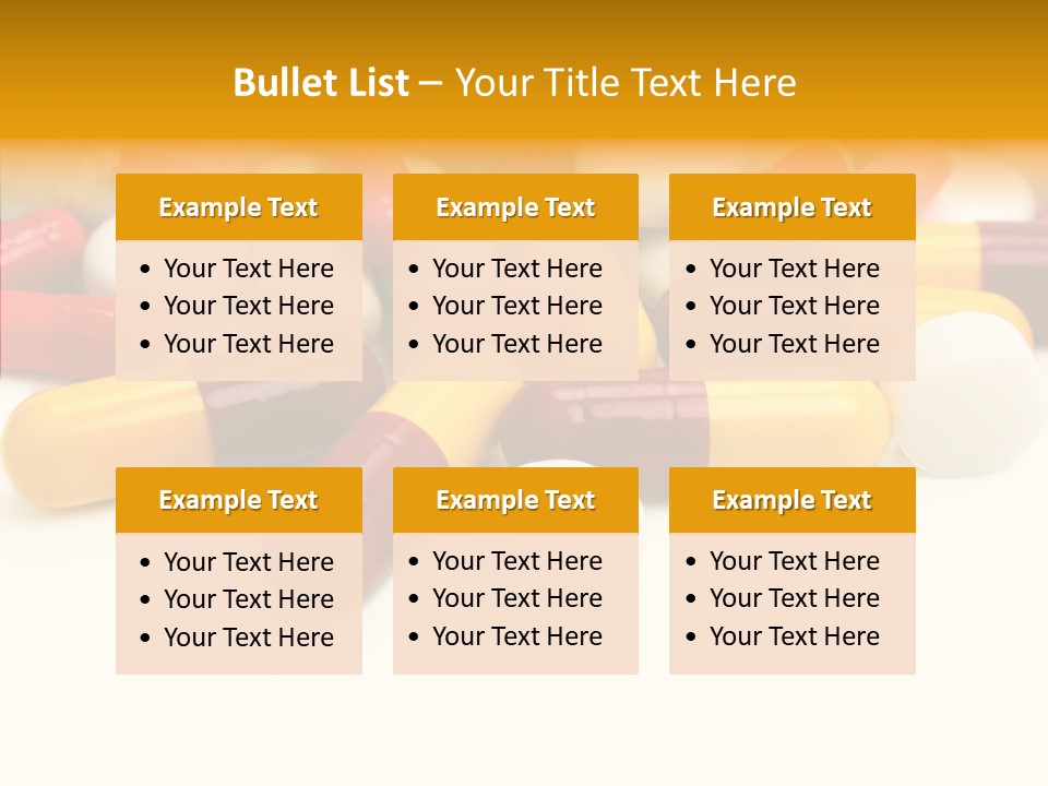 Prescriptions Prescription Capsules PowerPoint Template