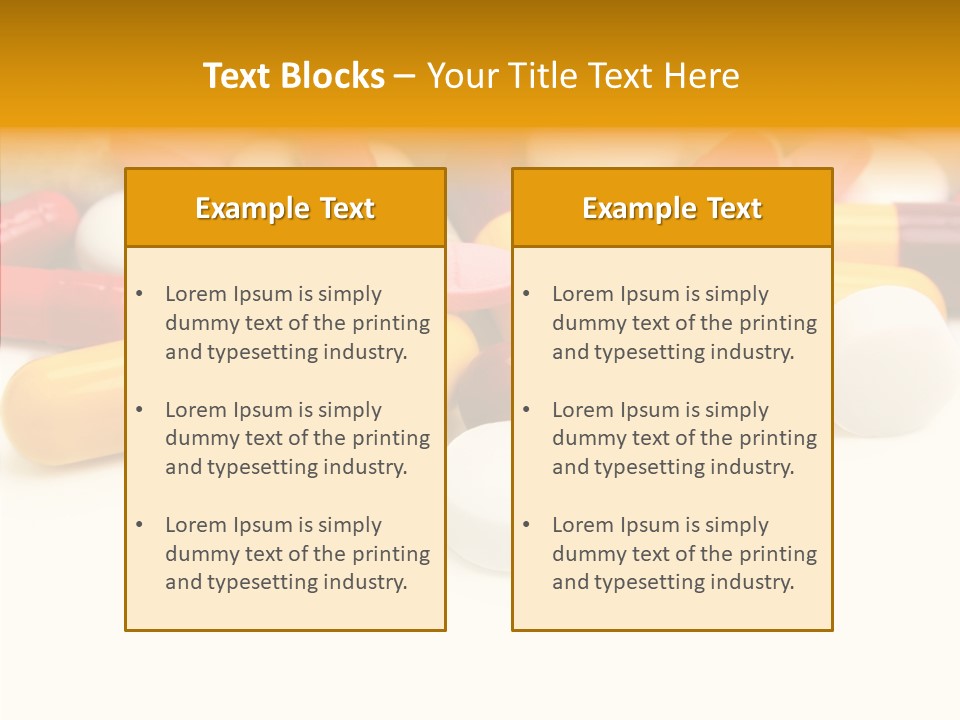 Prescriptions Prescription Capsules PowerPoint Template