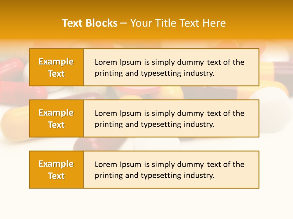 Prescriptions Prescription Capsules PowerPoint Template