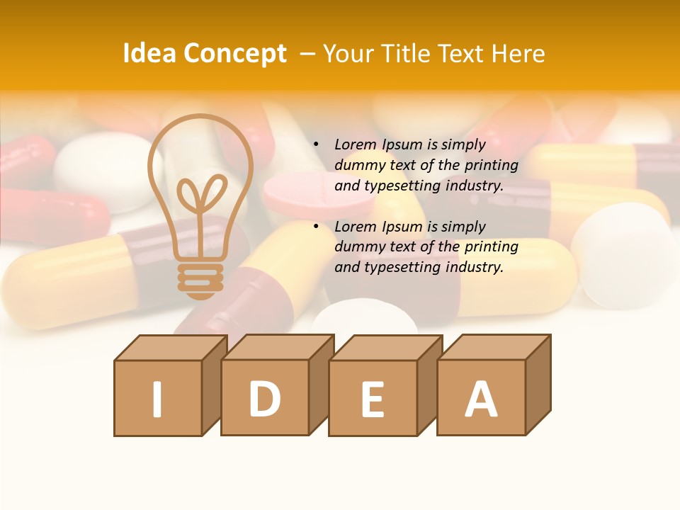 Prescriptions Prescription Capsules PowerPoint Template