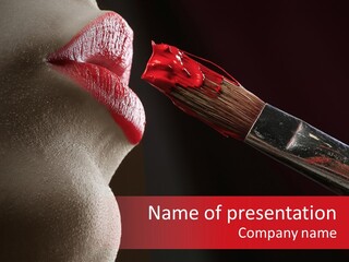 Pretty Cosmetics Stunning PowerPoint Template