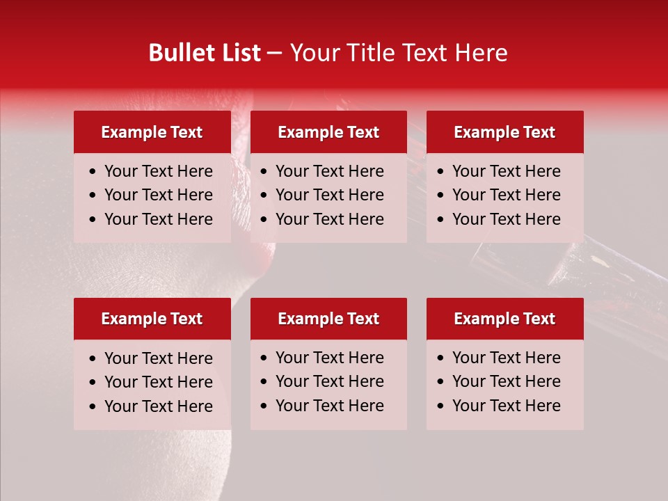 Pretty Cosmetics Stunning PowerPoint Template